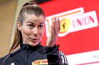 16.4.26 Pressekonferenz mit Trainerin Marie-Louise Eta (Union Berlin)